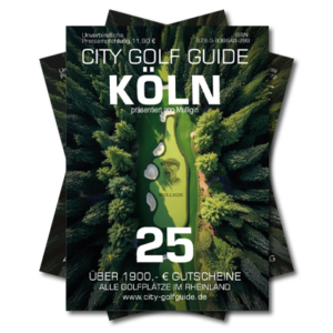 Drei Golf Guides für Köln